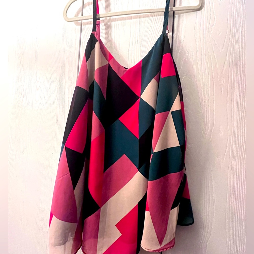 Challis Color Block Tank Top - Size 2